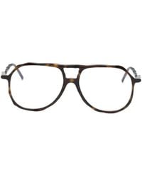 Kuboraum - Maske L10 Brille Mit Welligen Bügeln - Lyst
