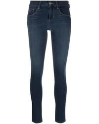 Liu Jo - Logo-Patch Skinny Jeans - Lyst