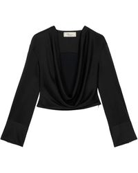 Blumarine - ドレープ ブラウス - Lyst