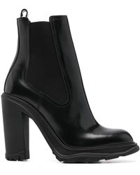 McQueen - Leather Boots - Lyst