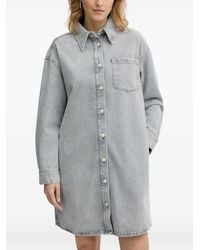 Marc O' Polo - Button Mini Shirt Dress - Lyst