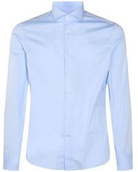 Canali - Long-Sleeve Button-Fastening Shirt - Lyst