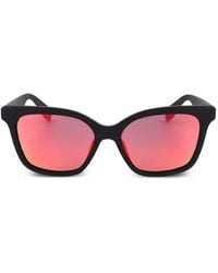 adidas - Logo-Print Square-Frame Sunglasses - Lyst