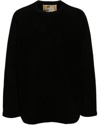By Walid - Crew-neck Cotton Jumper - Lyst