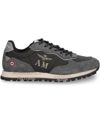 Aeronautica Militare - Logo-Print Sneakers - Lyst