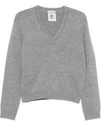 Semicouture - Vネック セーター - Lyst