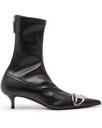 DIESEL - D-Venus Leather Boots - Lyst