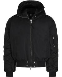 Thom Krom - Hooded Ruched-Sleeve Jacket - Lyst
