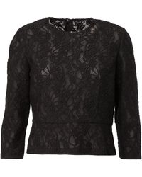 Comme des Garçons - Bluse Aus Spitze - Lyst