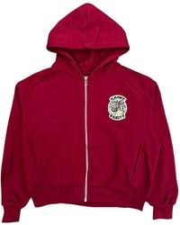SAINT VANITY - Logo-Patch Zip-Up Hoodie - Lyst