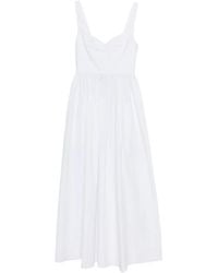 Matteau - Bralette Midi Dress - Lyst