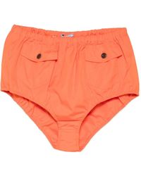 Prada - Shorts mit geknöpfter Klappentasche - Lyst