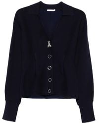 Patrizia Pepe - Long-Sleeve Button Cardigan - Lyst