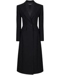 Dolce & Gabbana - Wool Coat - Lyst