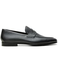 Magnanni - Diezma Ii Pebbled Leather Loafers - Lyst