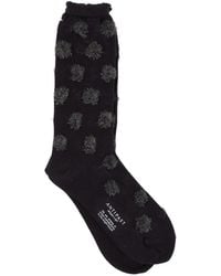 Antipast - Knitted Polka-Dot Pattern Socks - Lyst