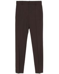 Brunello Cucinelli - Pantalon En Laine À Coupe Fuselée - Lyst