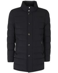 Moorer - Quilted High-Neck Coat - Lyst
