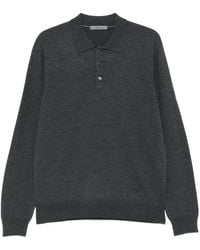 Corneliani - Polo-Neck Buttoned Polo Shirt - Lyst