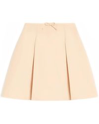 Valentino Garavani - Mini Crepe Couture Skirt - Lyst
