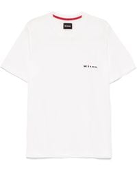 Kiton - Logo-Embroidered T-Shirt - Lyst