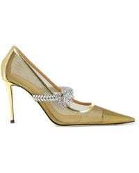 Mach & Mach - Spitze Pumps Mit Blumendetail - Lyst