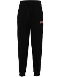 HUGO - Logo-Print Cotton Track Pants - Lyst