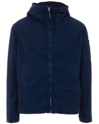 C.P. Company - Hooded Patch Logo Jacket - Lyst