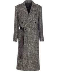 Isabel Marant - ヘリンボーン ダブルコート - Lyst