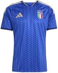 adidas - Italy Home 26 Patterned T-Shirt - Lyst