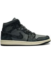 Nike - Air 1 Mid "Distressed Smoke" Sneakers - Lyst