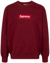 Supreme - Box Logo Crew Neck Sweatshirt - Lyst