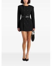 Manière De Voir - Sierra Double-Breasted Belted Blazer Dress - Lyst