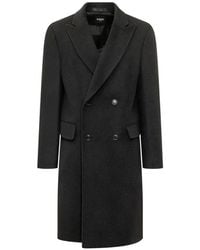 BOSS - Manteau Croisé À Revers Pointus - Lyst