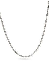 David Yurman - 14Kt And Sterling Box Chain Necklace (1.7Mm) - Lyst