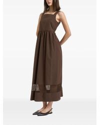 Weekend by Maxmara - Lace-Panel Midi Dress - Lyst