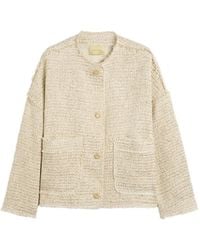 Momoní - Eldorado Frayed Raw-Cut Jacket - Lyst