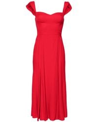 Reformation - Robe Bryson À Coupe Mi-Longue - Lyst