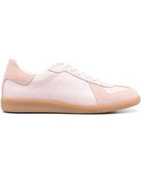 SCAROSSO - Tilda Panelled-Leather Sneakers - Lyst