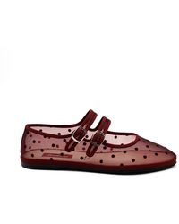 Gondolina - Mary Jane Polka-Dot Ballet Flats - Lyst