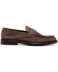 Doucal's - Classic Suede Loafers - Lyst