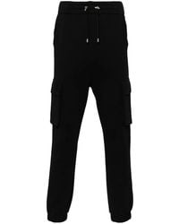 Balmain - Logo-Print Cotton Track Pants - Lyst