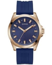 Guess - Round-Shape 44Mm Watch - Lyst
