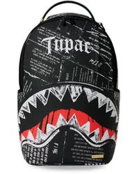 Sprayground - X Tupac Poetry Shark-Print Backpack - Lyst