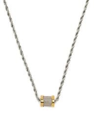 Charriol - Forever Waves Charm Necklace - Lyst