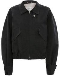 Victoria Beckham - X Zip-Up Bomber Jacket - Lyst