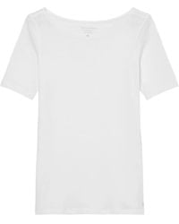 Marc O' Polo - Boat-Neck Short-Sleeves Top - Lyst