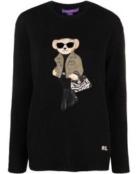 Ralph Lauren Collection - Pull Polo Bear à col rond - Lyst