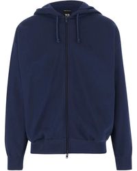 Y-3 - Sudadera con capucha y cremallera - Lyst
