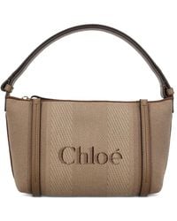 Chloé - Borsa Tote Carry Con Logo Goffrato - Lyst
